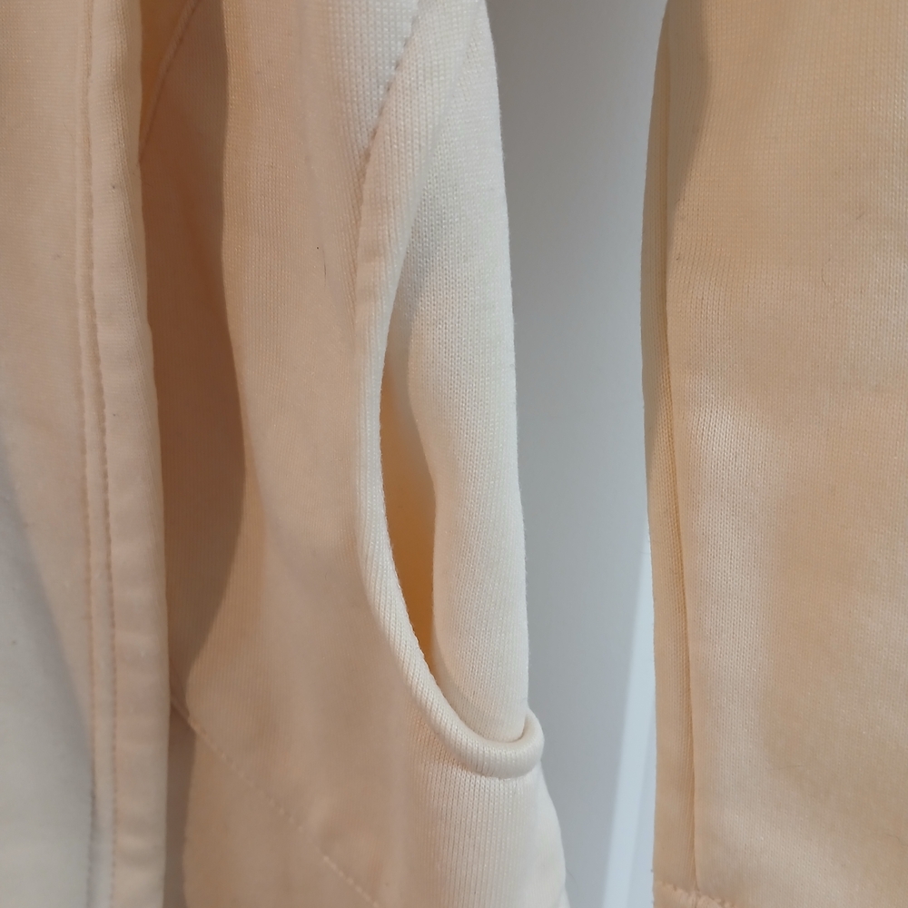 Cream Long Sleeve Hooded Dress - Picture 4 of 7